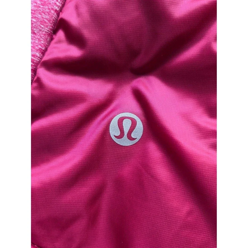 Lululemon Down For A Run Vest Berry Rumble, sz 4